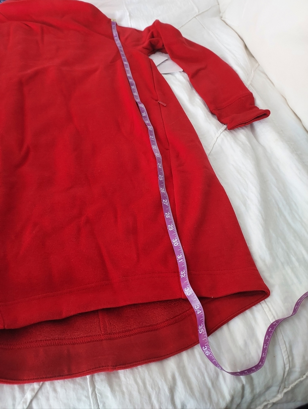 NWT Athleta Cozy Karma mock neck dress in fireengine red!  XS - Picture 12 of 13